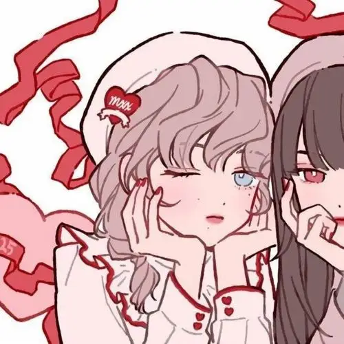 求两个女孩子一起用的头像