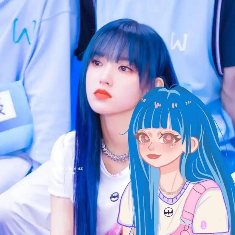 程潇的手绘头像 #卡通头像 #手绘头像约稿# #头像约稿# #程潇# #卡通