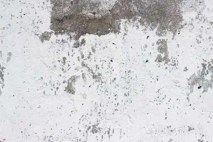 老灰泥白墙背景或纹理