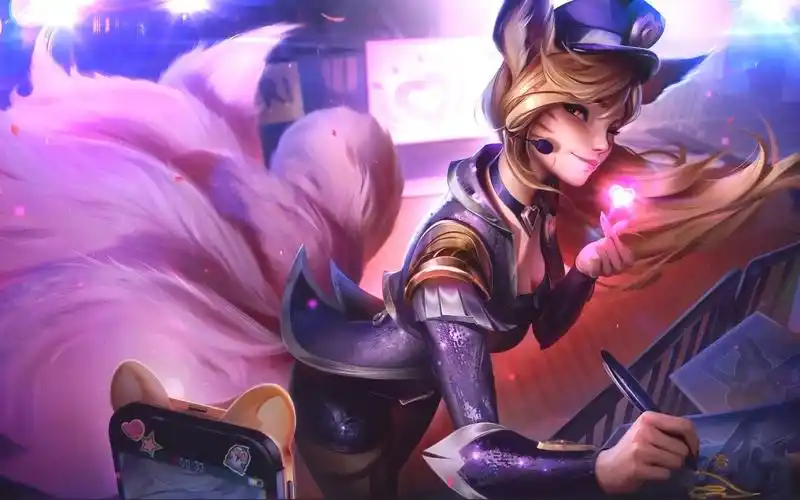 【英雄联盟动态原画/壁纸】偶像歌手-阿狸