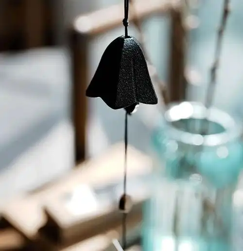 日式冥想风铃 手写铸铁和风礼物挂件日系小挂饰创意禅意 挂饰【京选