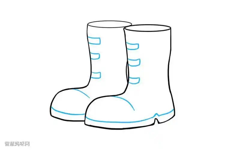 靴子怎么画