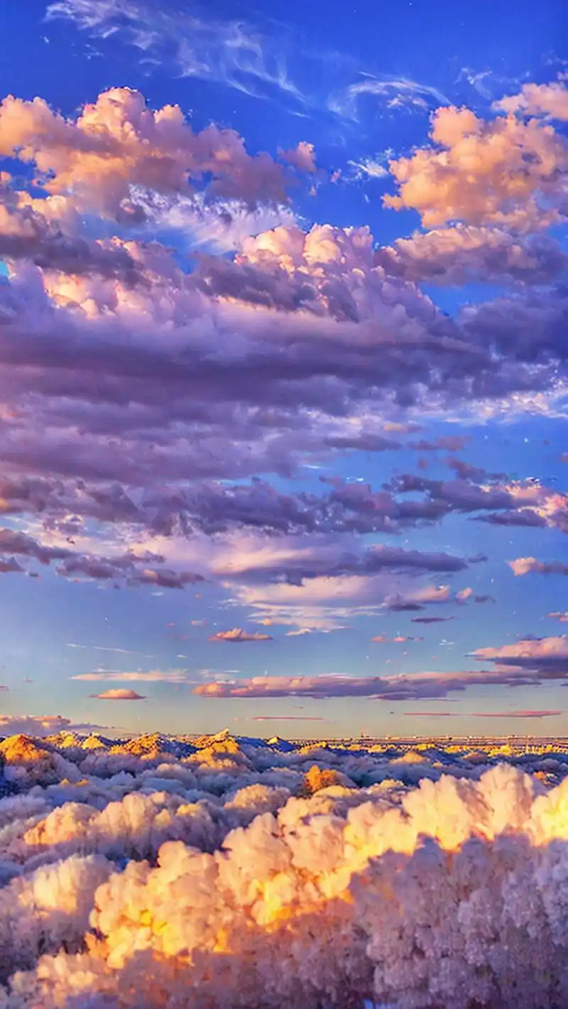 94少女心爆棚的粉色云朵壁纸94