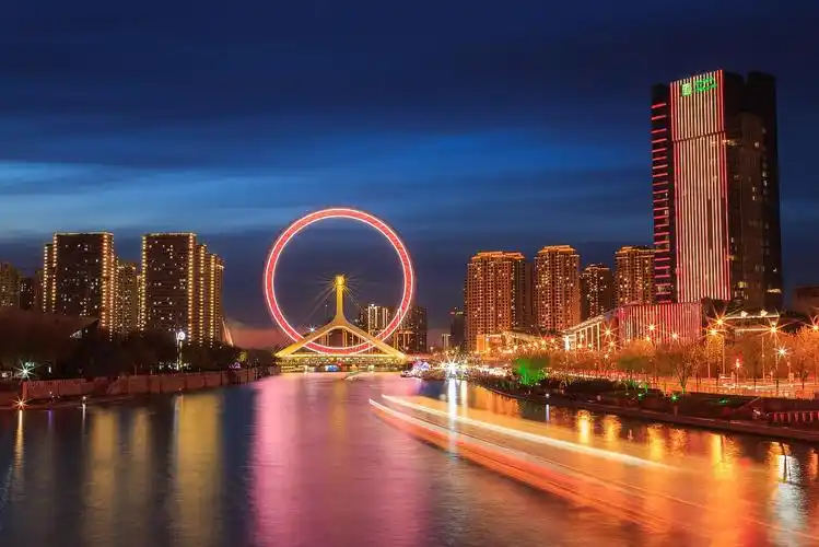 蓝调时分的天津之眼|摄影|风光摄影|王烦了 - 原创作品 - 站酷 (zcool