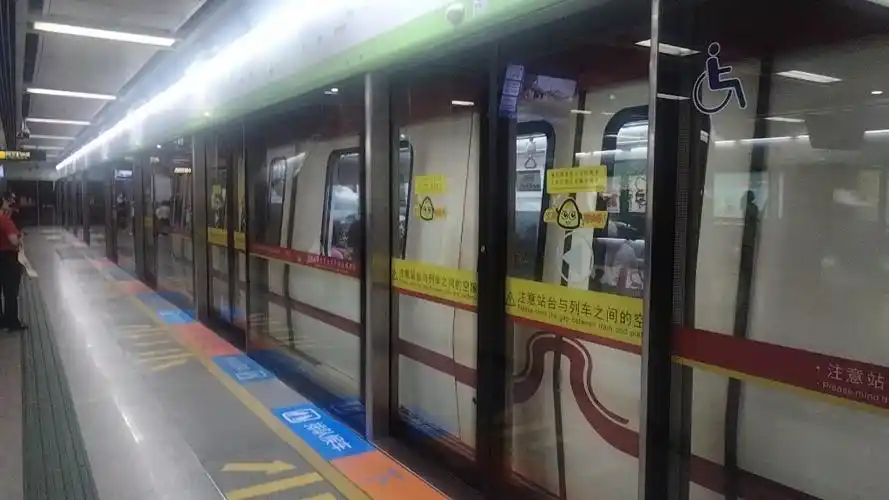 【广州地铁】广佛线b3-Ⅲ型列车gf×077-078西塱出站实录.