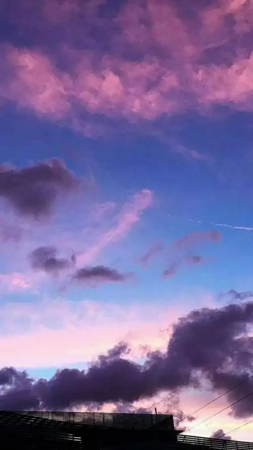 治愈系天空云彩图片