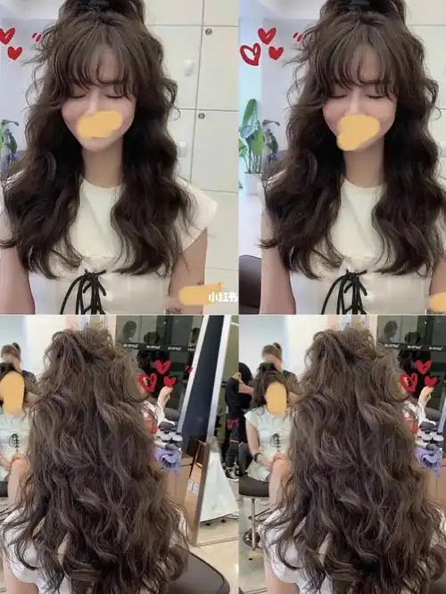 越洗越好看的法式卷发木马卷扎起来也好看