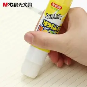 晨光文具mg7104固体胶高粘度胶25g黄色 学生手工胶棒会计办公用品