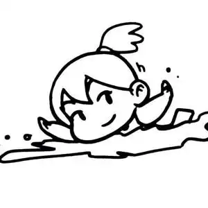 手绘q版女生简笔画