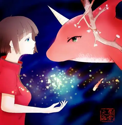 大鱼海棠 椿 | 墨夷卡其 #p站 id=58083456