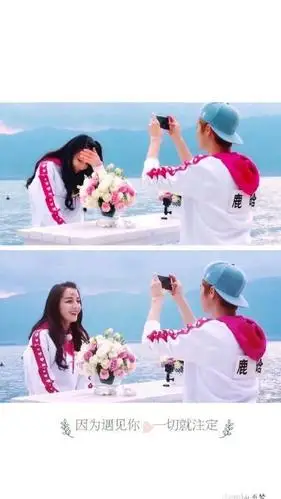 陆地夫妇鹿晗迪丽热巴表情包大全我有热巴你没有略略略