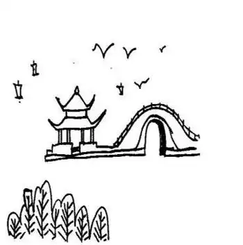 水简笔画可涂什么色湖泊简笔画湖泊简笔画图片大全儿童惠崇春江晓景