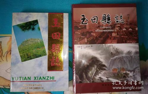 玉田县志上下册