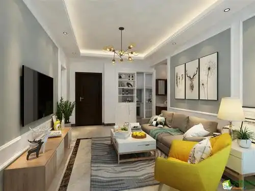 >> 贵阳70平米装修--花果园m区两室一厅装修 案例效果图