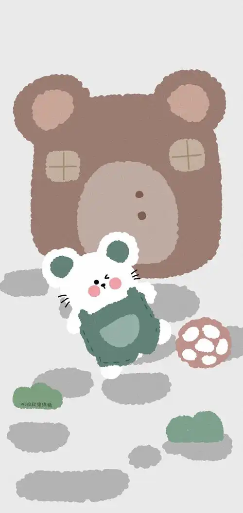 少女心壁纸 - 插画 素材 ins 韩系 可爱 简约 手绘 动漫 锁屏 屏保