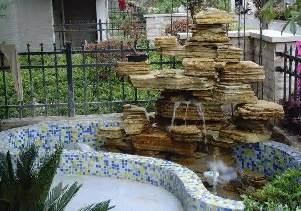 千层石假山2020-09-09140假山千层石假山鱼池假山水池假山小型假山