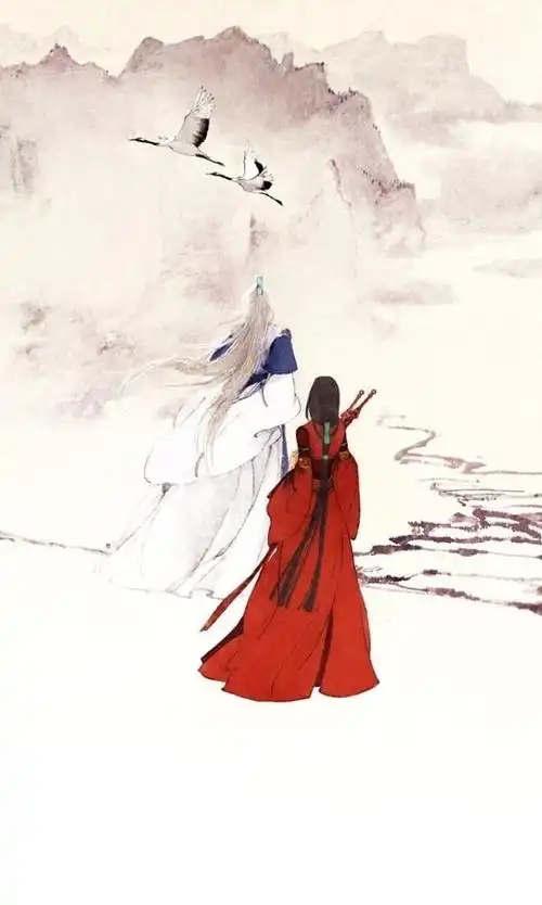 古风插画手绘古装古韵