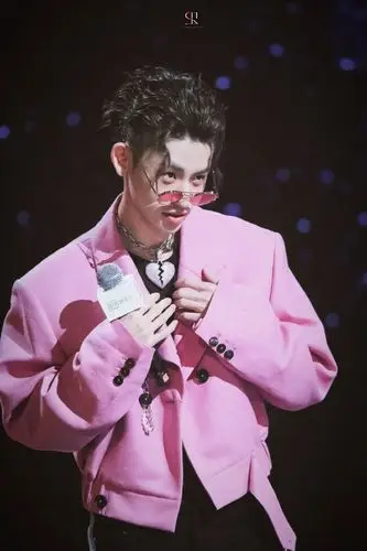 近日,小鬼王琳凯现身《跨次元新星》发布会现场,他身着粉色西装搭配
