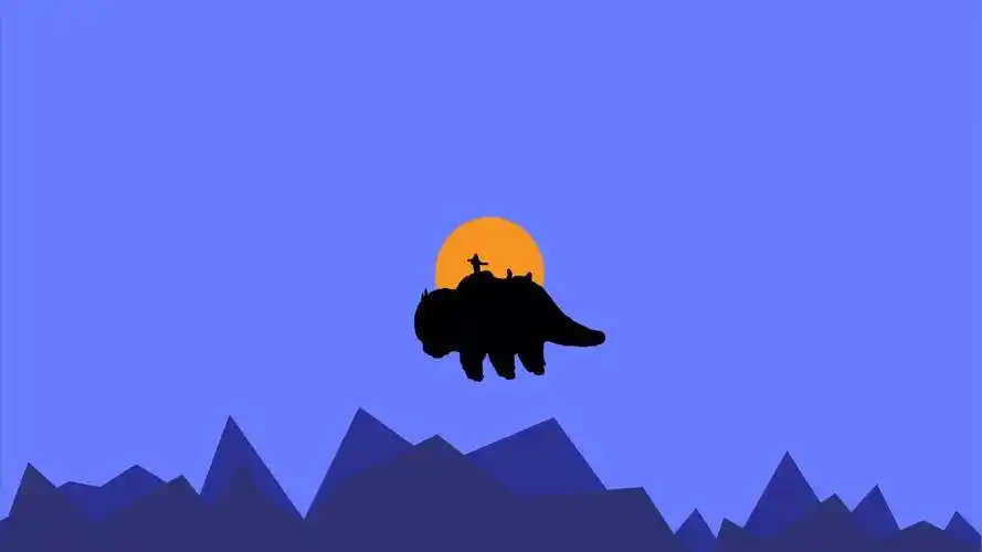 充满童趣的小怪兽卡通壁纸