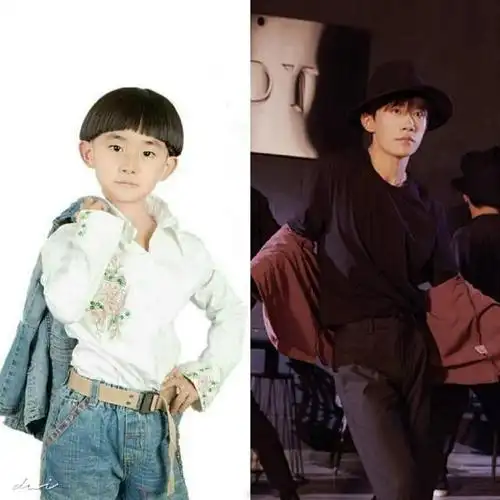 翻到千玺小时候的图片再和现在的对比,千玺的变化真大.