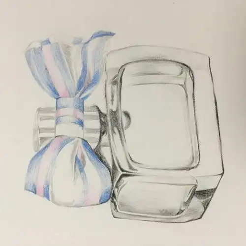 彩铅打卡25香水瓶