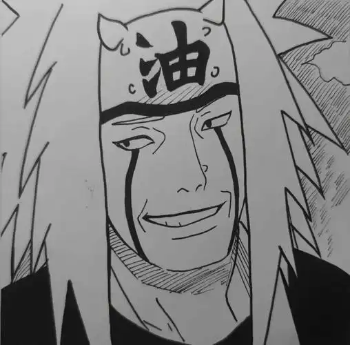 自来也手绘过程