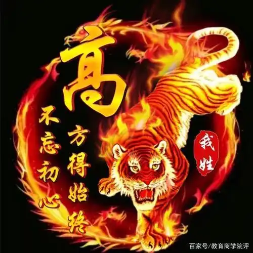 姓氏头像,经典水墨龙风格,高清版微信头像!