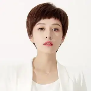 假发正品短发短直发时尚女