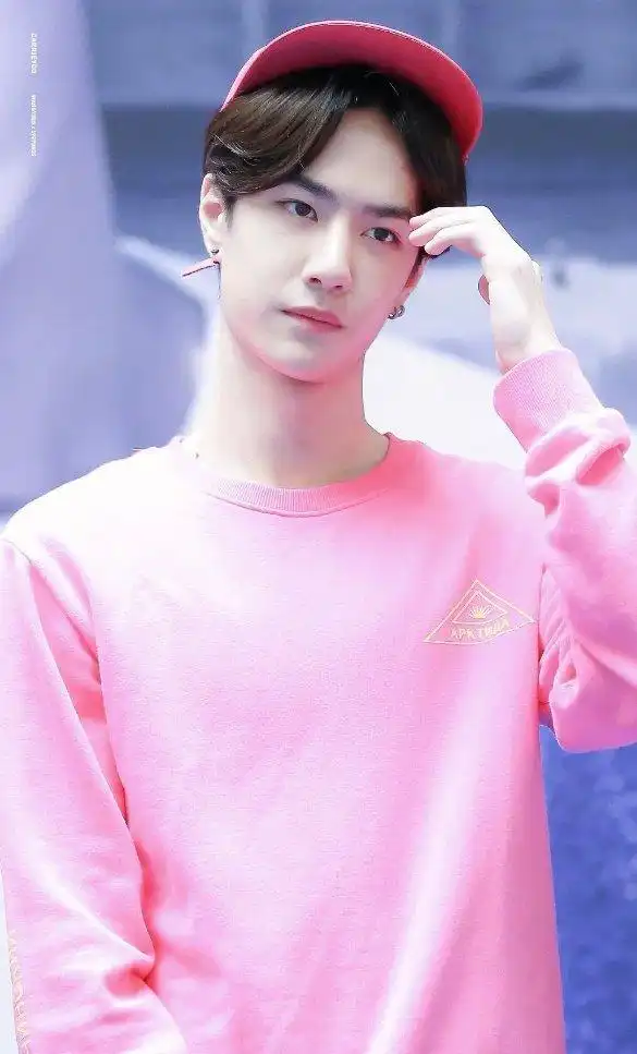 王一博穿粉色真的好可爱,穿上樱花粉的衣服,秒变粉嫩嫩的王甜甜!