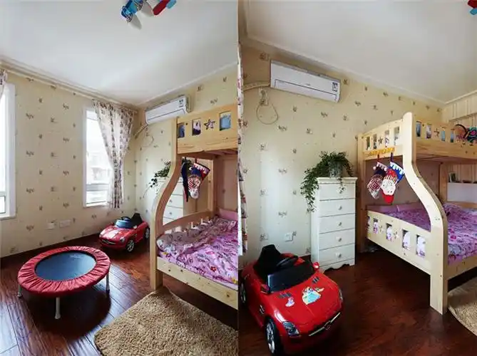 一男一女儿童房做隔断怎么设计_齐家网