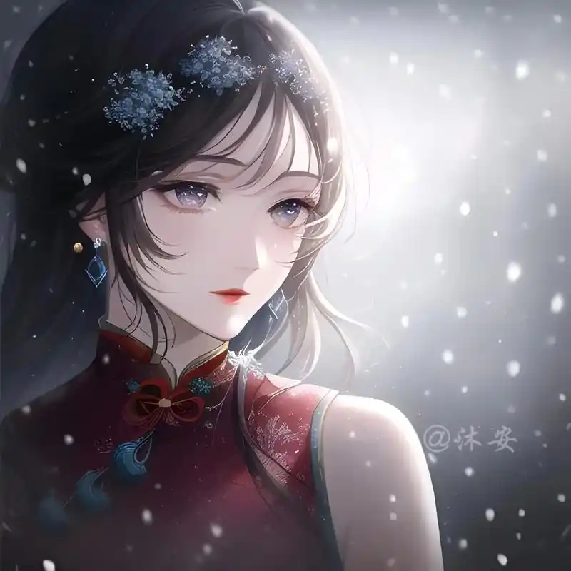 白头并非雪可替,遇见已是上上签.#动漫 #优质头像 #古风  - 抖音