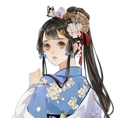 唐崎夜雨/手绘古风美人头像 绘手:长乐nina