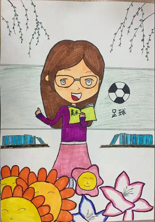 画展| 在未来艺术家们的笔下,东方双语的老师是什么样子的呢?