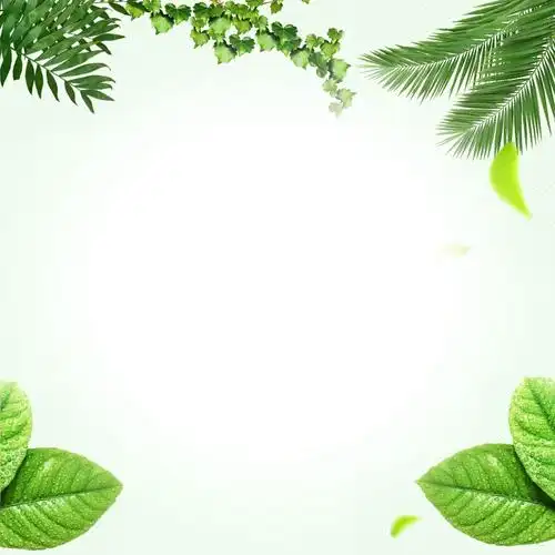 绿色清新自然淘宝主图设计模板素材