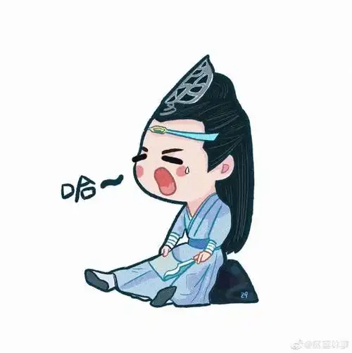 王一博:饭绘卡通q版图集,奇奇怪怪的可爱王甜甜,祝你平安喜乐