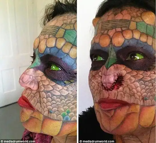 这位前银行家经历各种惨绝人寰的身体改造,只为化身为"龙"