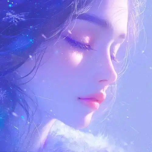 蓝色治愈系头像一眼惊艳