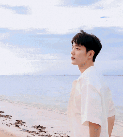 肖战海边大片花絮##肖战壁纸