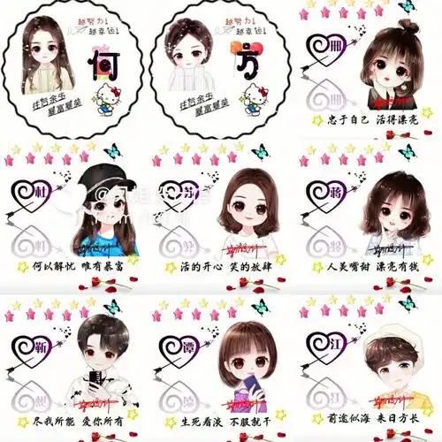 头像制作你留姓我做图