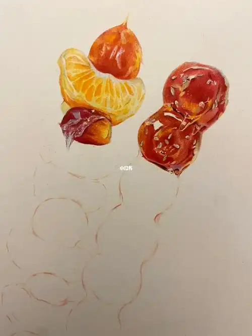 彩铅冰糖葫芦