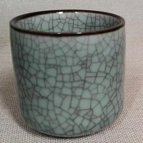 低直身杯 哥窑开片仿古陶瓷器茶杯水杯子牛奶杯.情侣款.家用杯