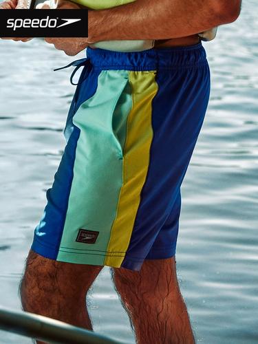 speedo速比涛泳裤男士舒适速干冲浪沙滩裤户外运动17英寸游泳短裤