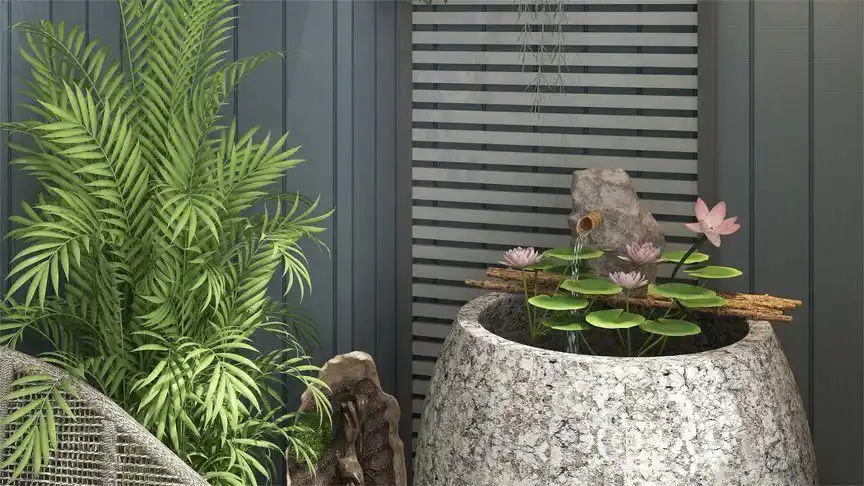 水景休闲很赞,收纳也有,这样的阳台设计就很舒服了