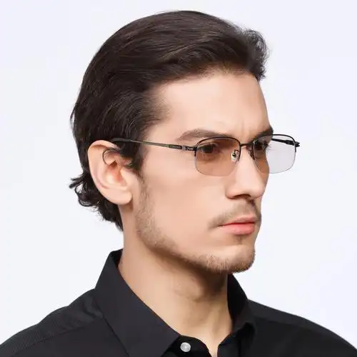 水晶眼镜天然男东海石头镜水晶太阳镜男士墨镜凉目养眼清凉款