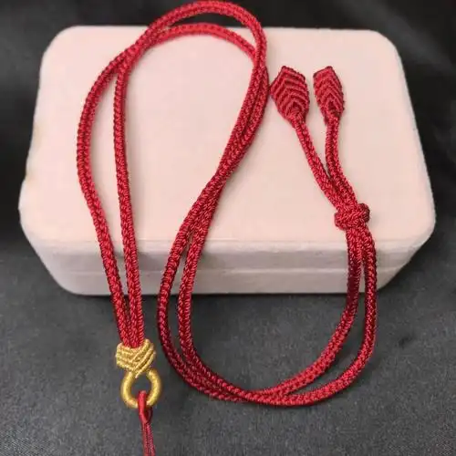 手工编织八股遍项链吊坠绳