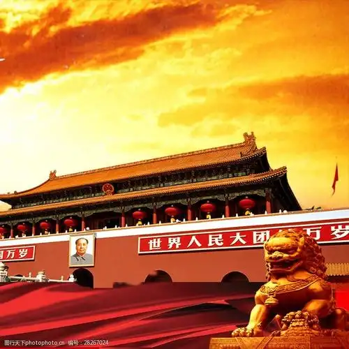 中国霸气场景背景