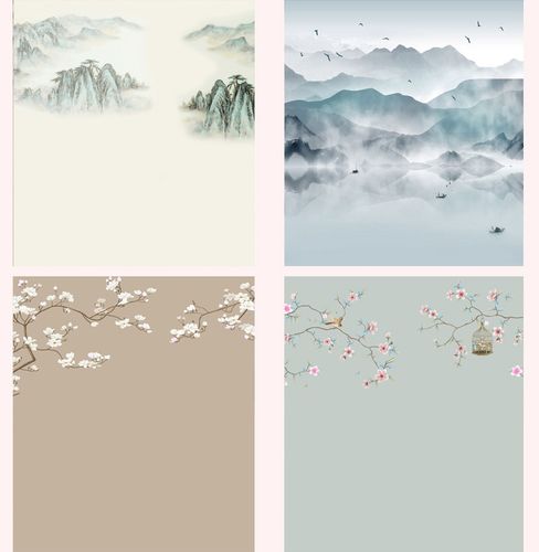 古风背景布古装背景摄影背景布全家福背景布直播背景布古筝直播