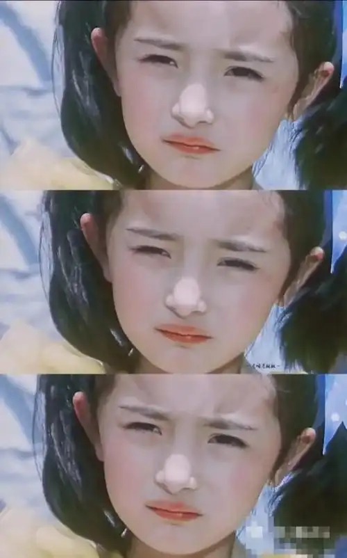 女神杨幂小时候清新甜美,就如一个小天使比现在都要美