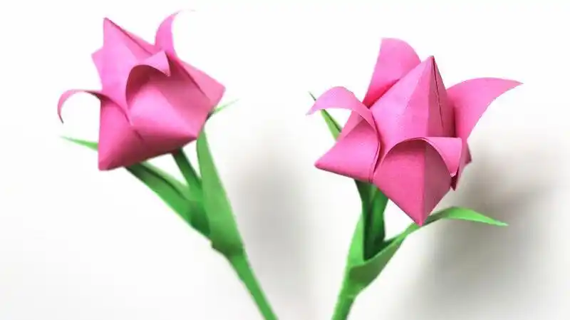 4普通郁金香折纸教程,方法简单,适合小朋友的手工教程  03:18  来源