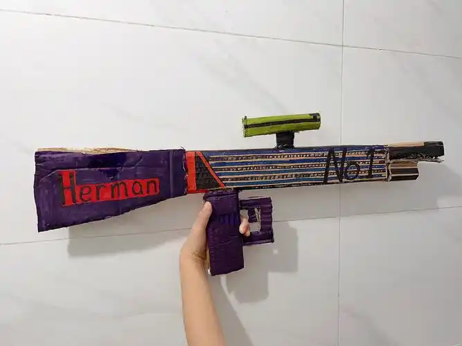 diy手枪 手工儿童 手工手枪93